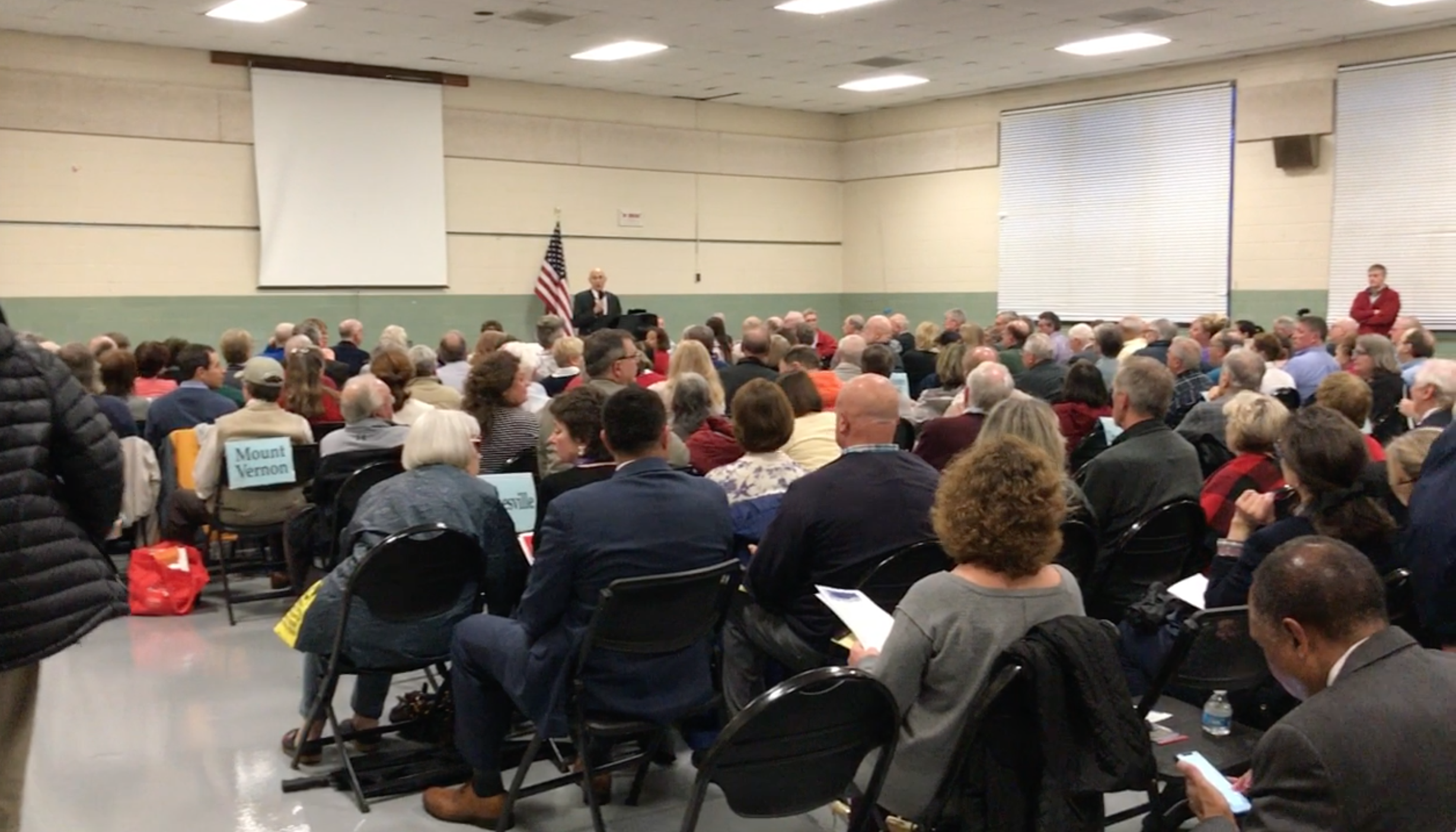 On April 24, the Fairfax County Republican Committee held its first membership meeting with chairman Tim Hannigan at the Green Acres Center.  Dozens of new members joined and the room was packed. As reported by the